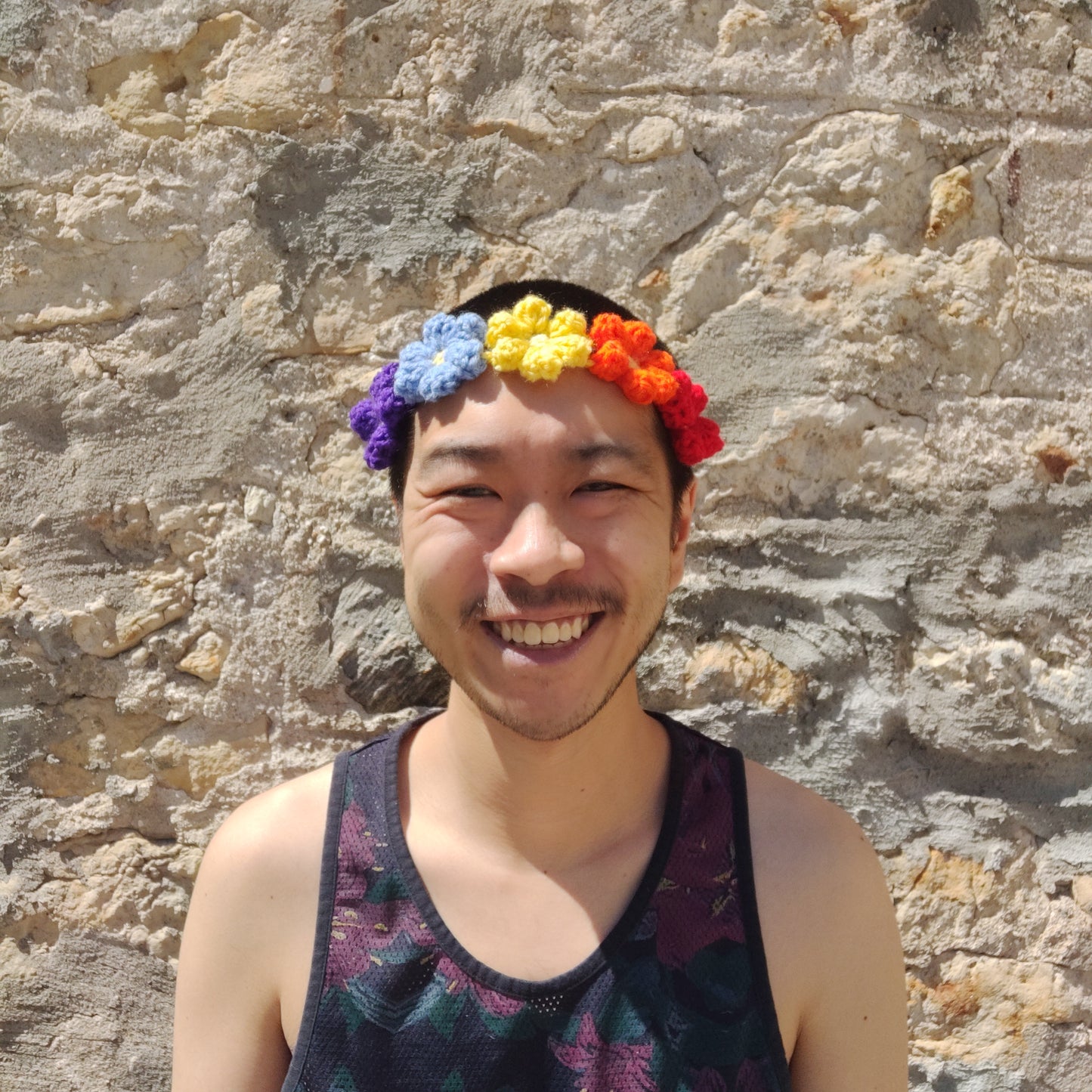 Crochet Floral Headband #16