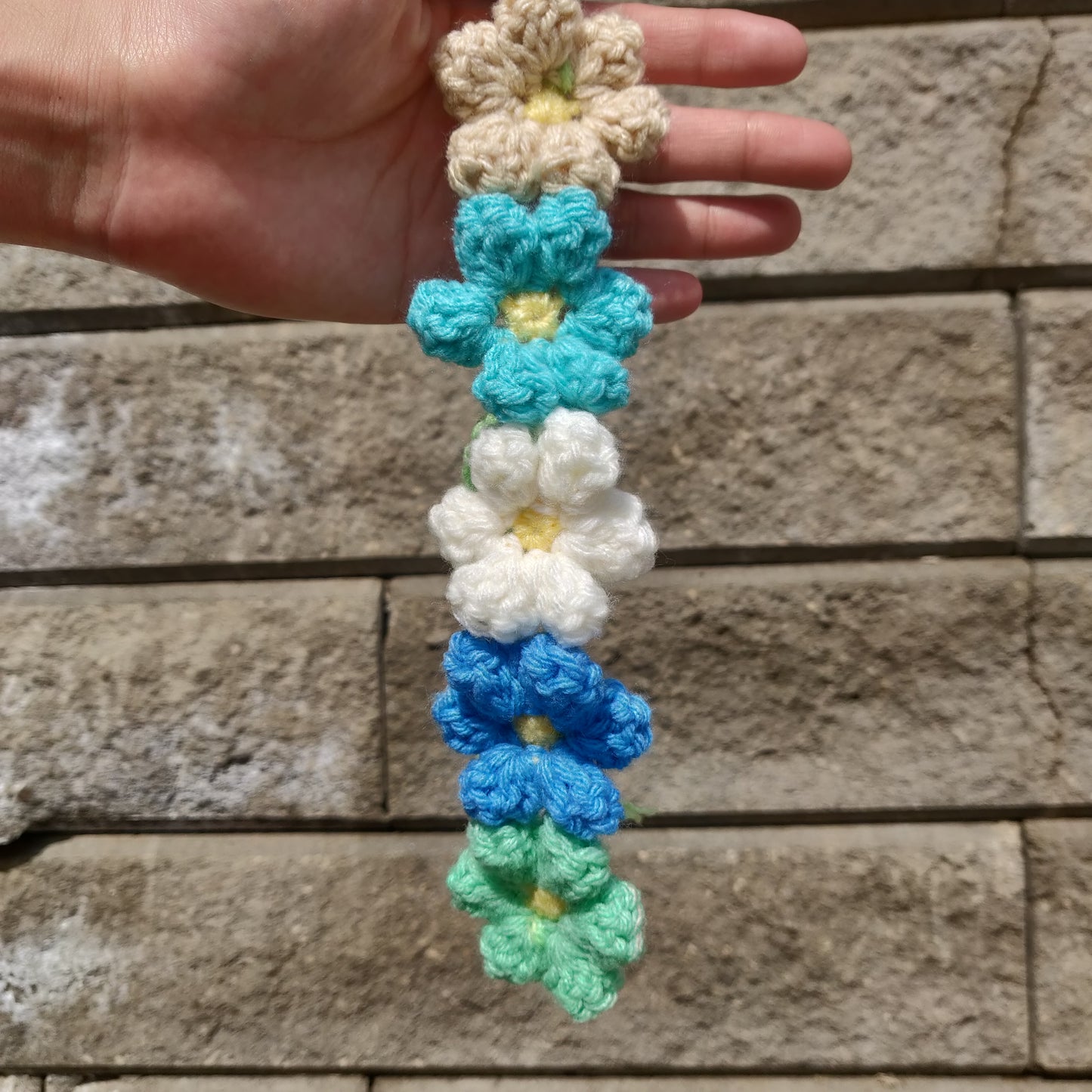Crochet Floral Headband #17