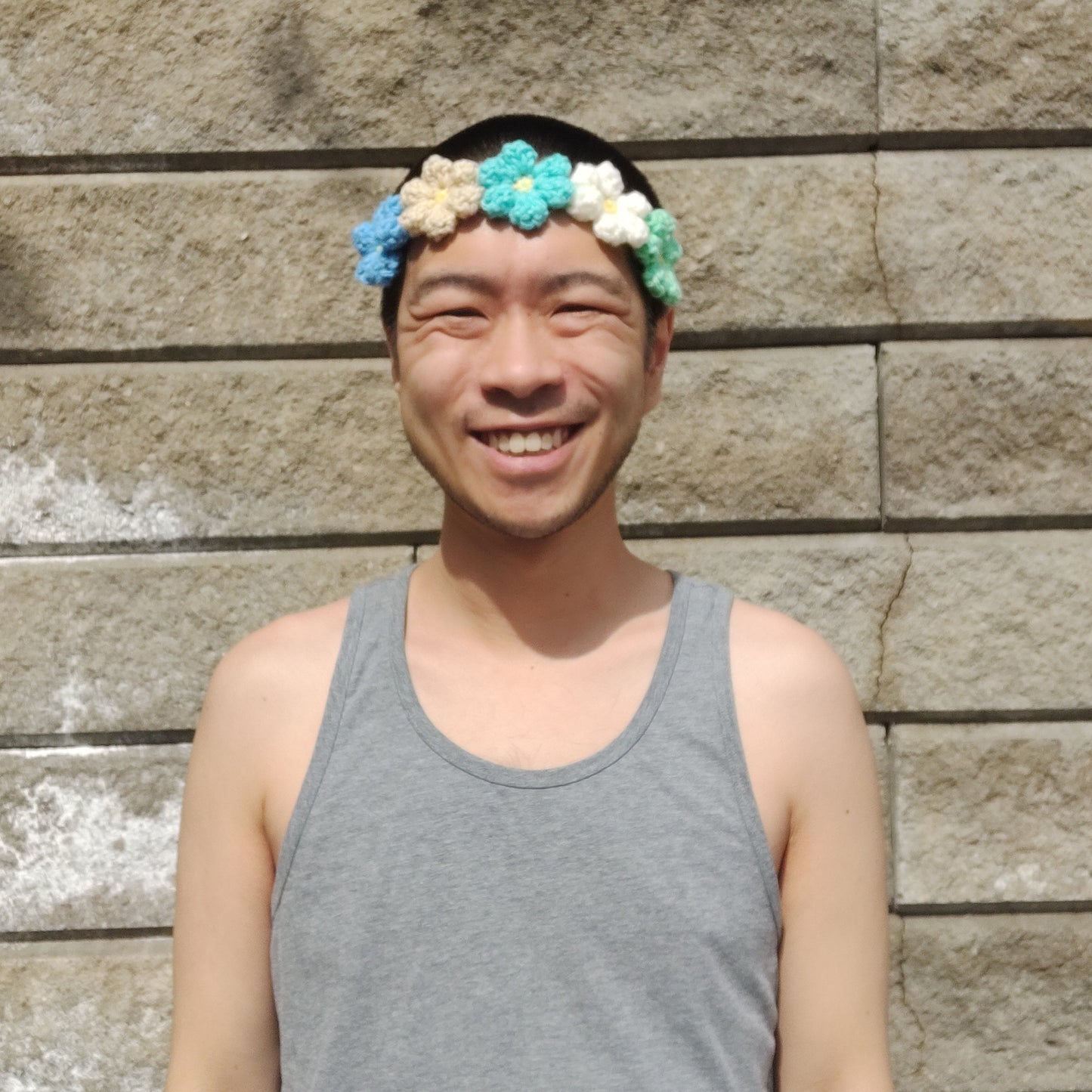 Crochet Floral Headband #17