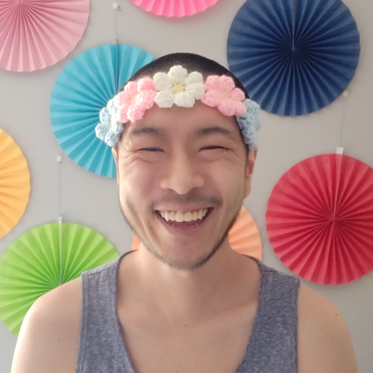 Crochet Floral Headband #3