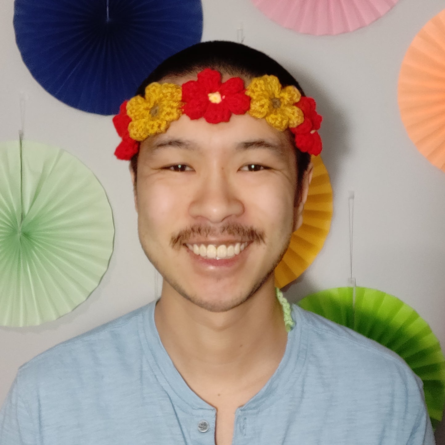 Crochet Floral Headband #2