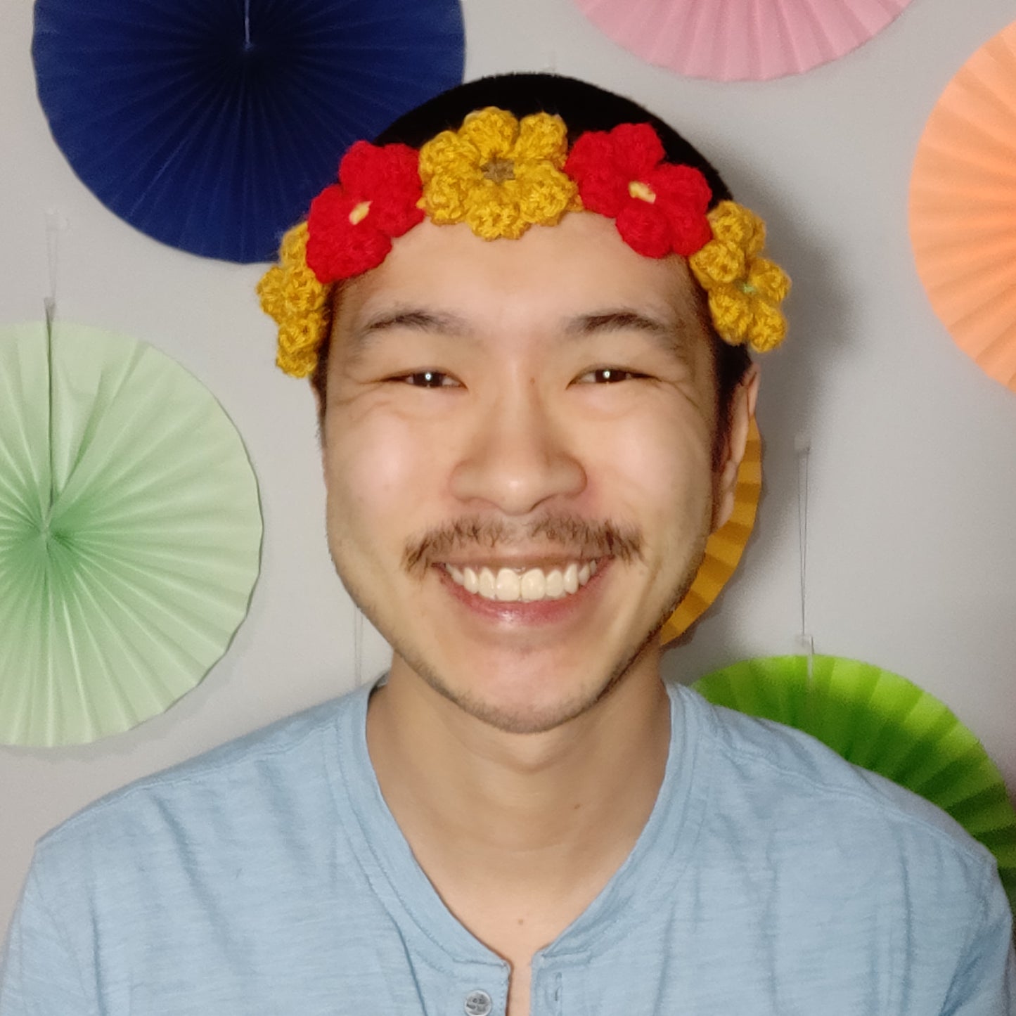 Crochet Floral Headband #2