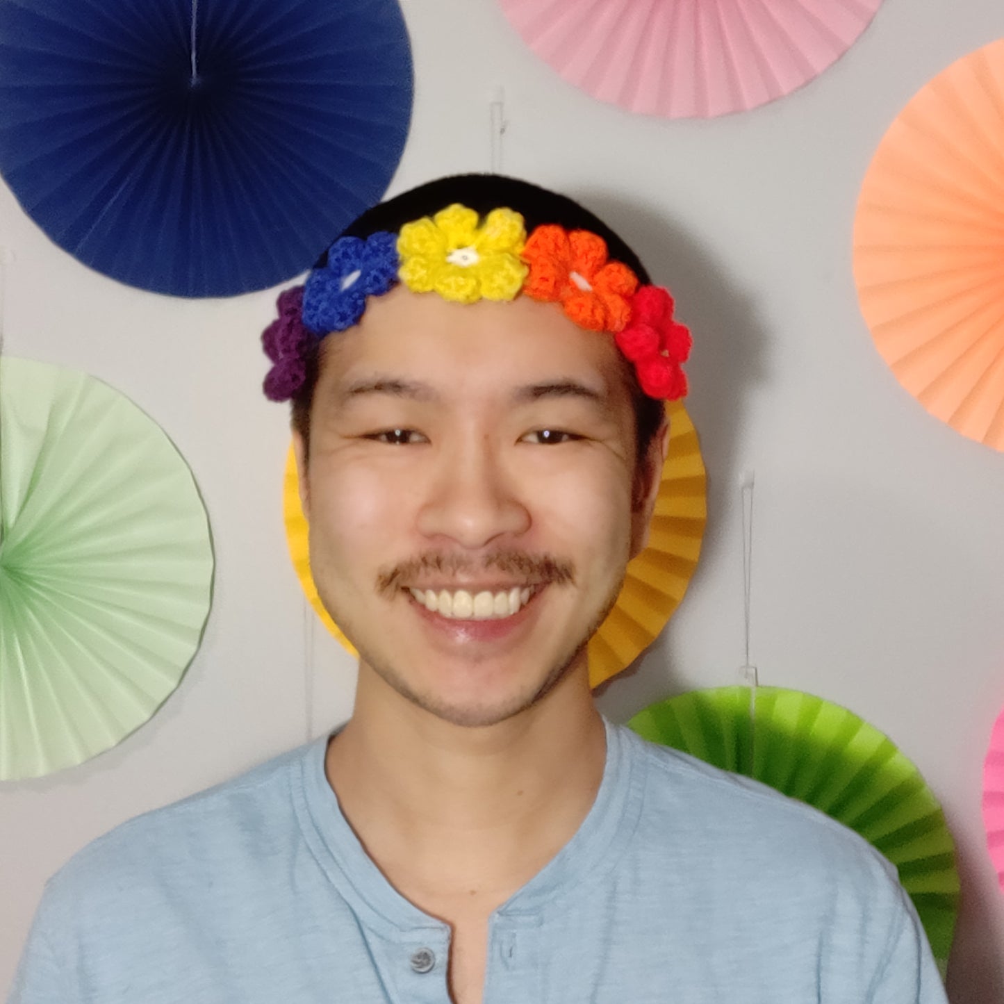 Crochet Floral Headband #9