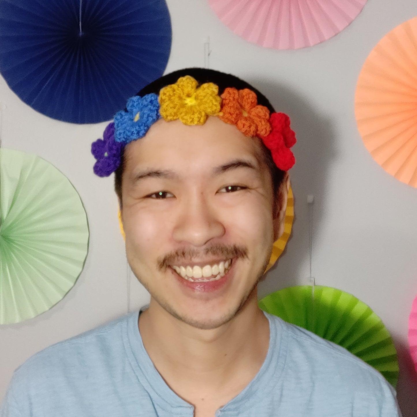Crochet Floral Headband #5