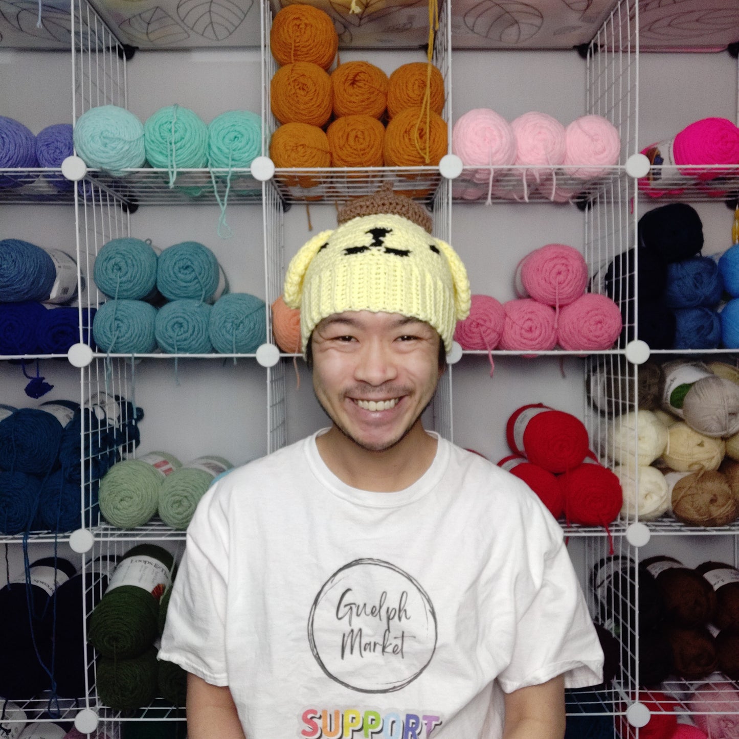 Sanrio Beanie Crochet Pattern - Pompompurin [Digital Pattern]