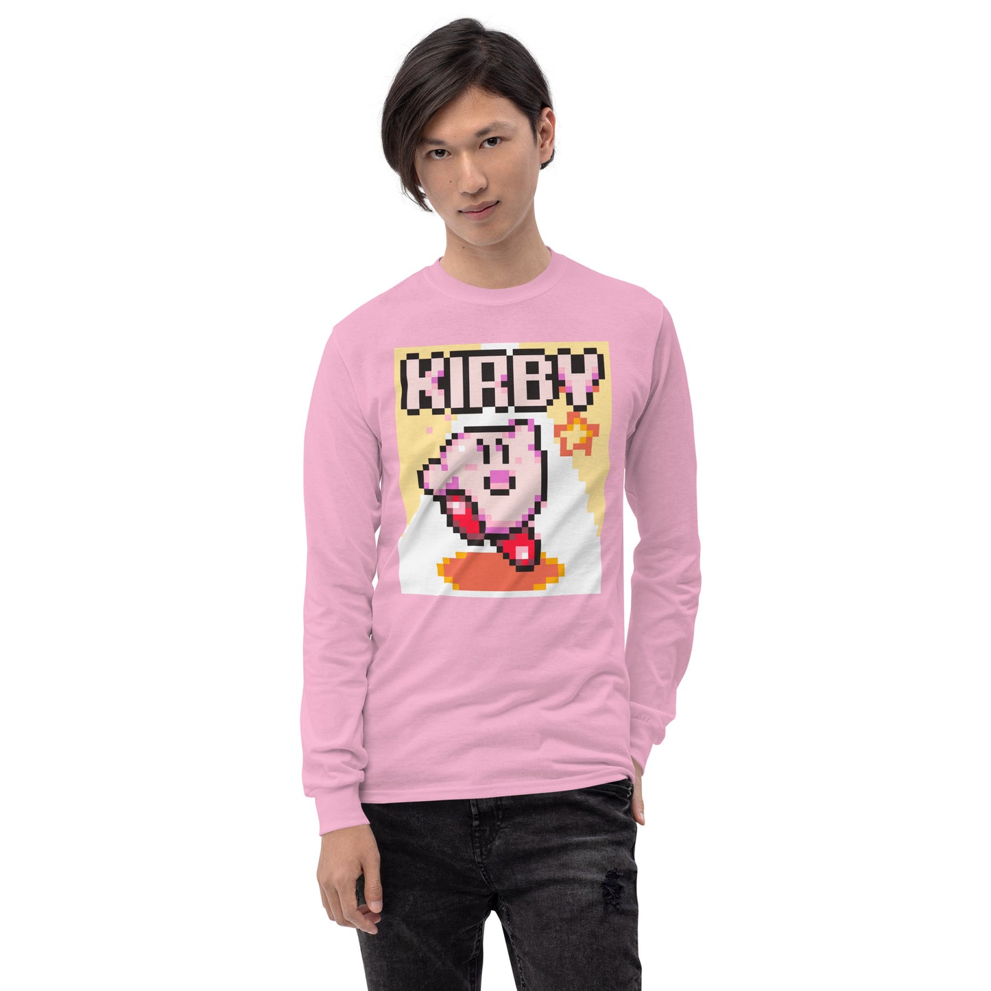 SNES Kirby Unisex Long Sleeve Shirt