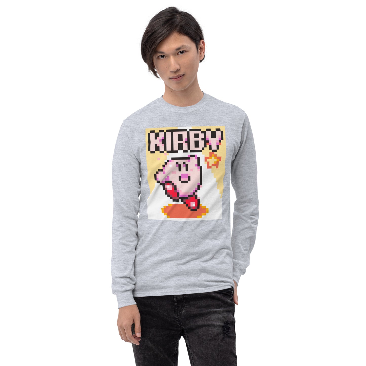 SNES Kirby Unisex Long Sleeve Shirt