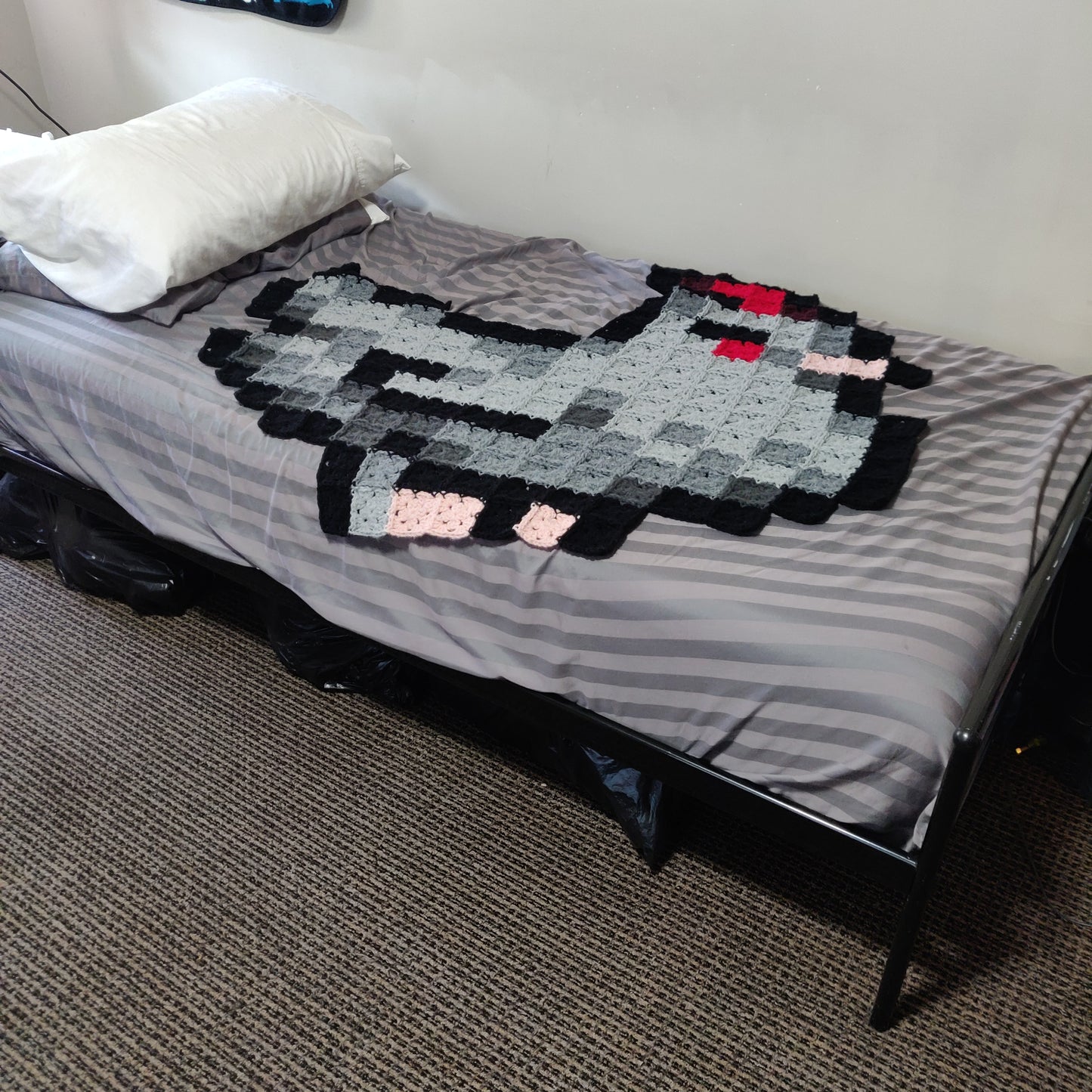 Stardew Valley Void Chicken Blanket (handmade) (style 1) (ready made)