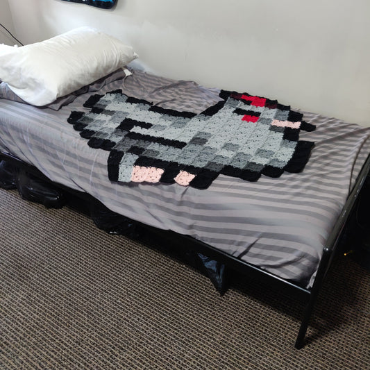 Stardew Valley Void Chicken Blanket (handmade) (style 1) (ready made)