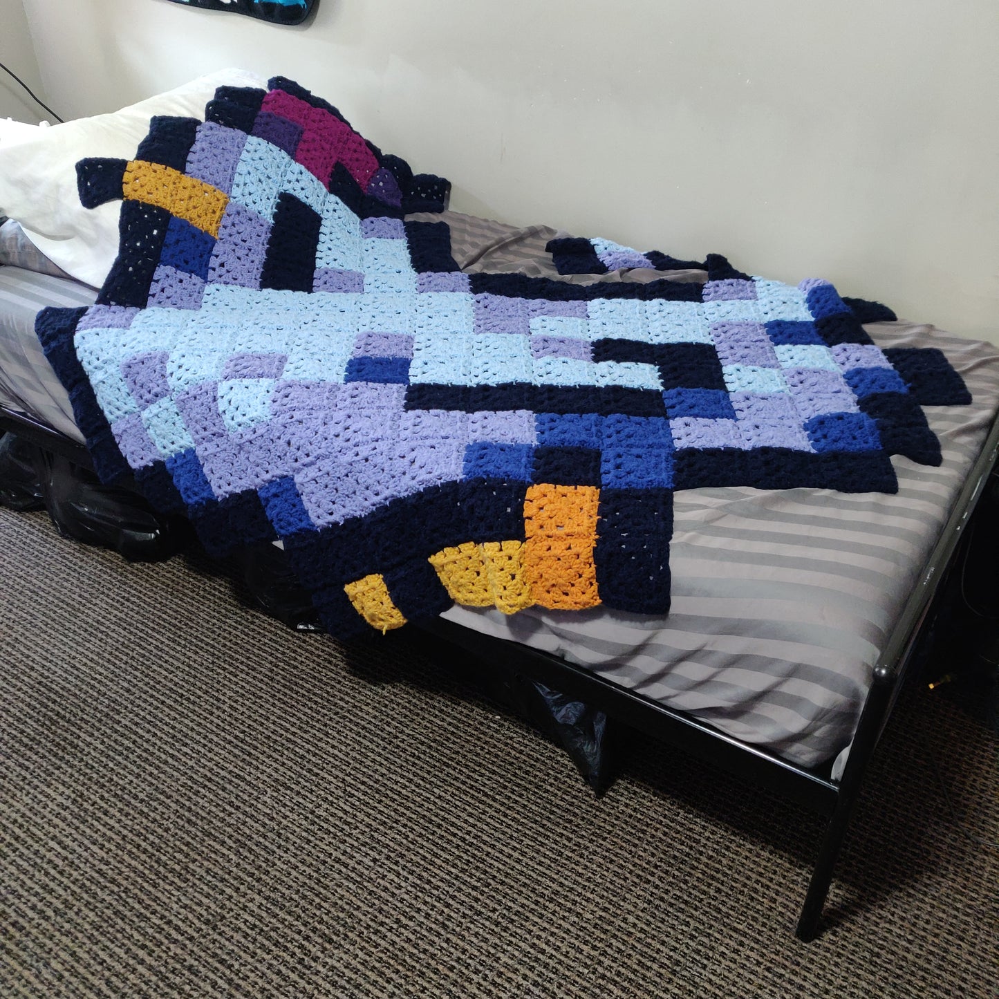 Stardew Valley Blue Chicken Blanket (handmade)