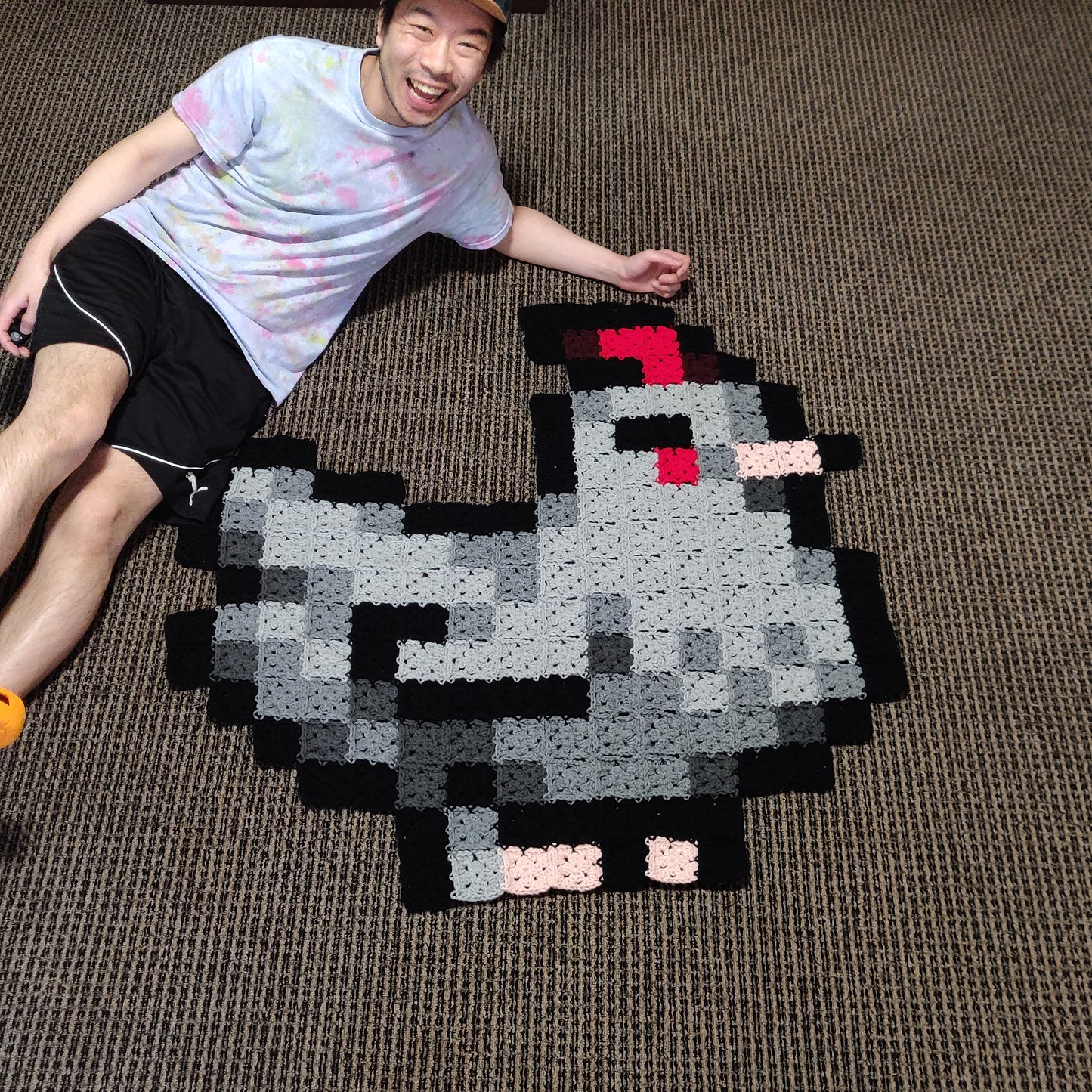 Stardew Valley Void Chicken Blanket (handmade) (style 1) (ready made)