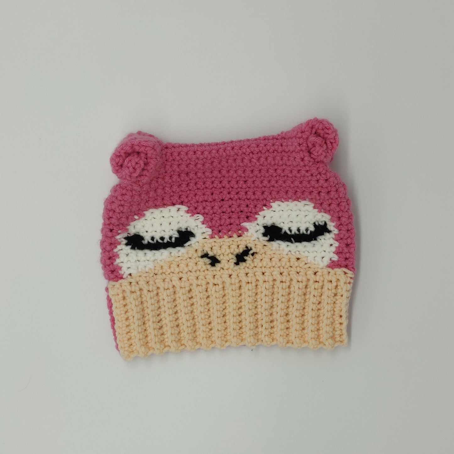 Slowpoke Crochet Beanie (style 2) [Handmade]