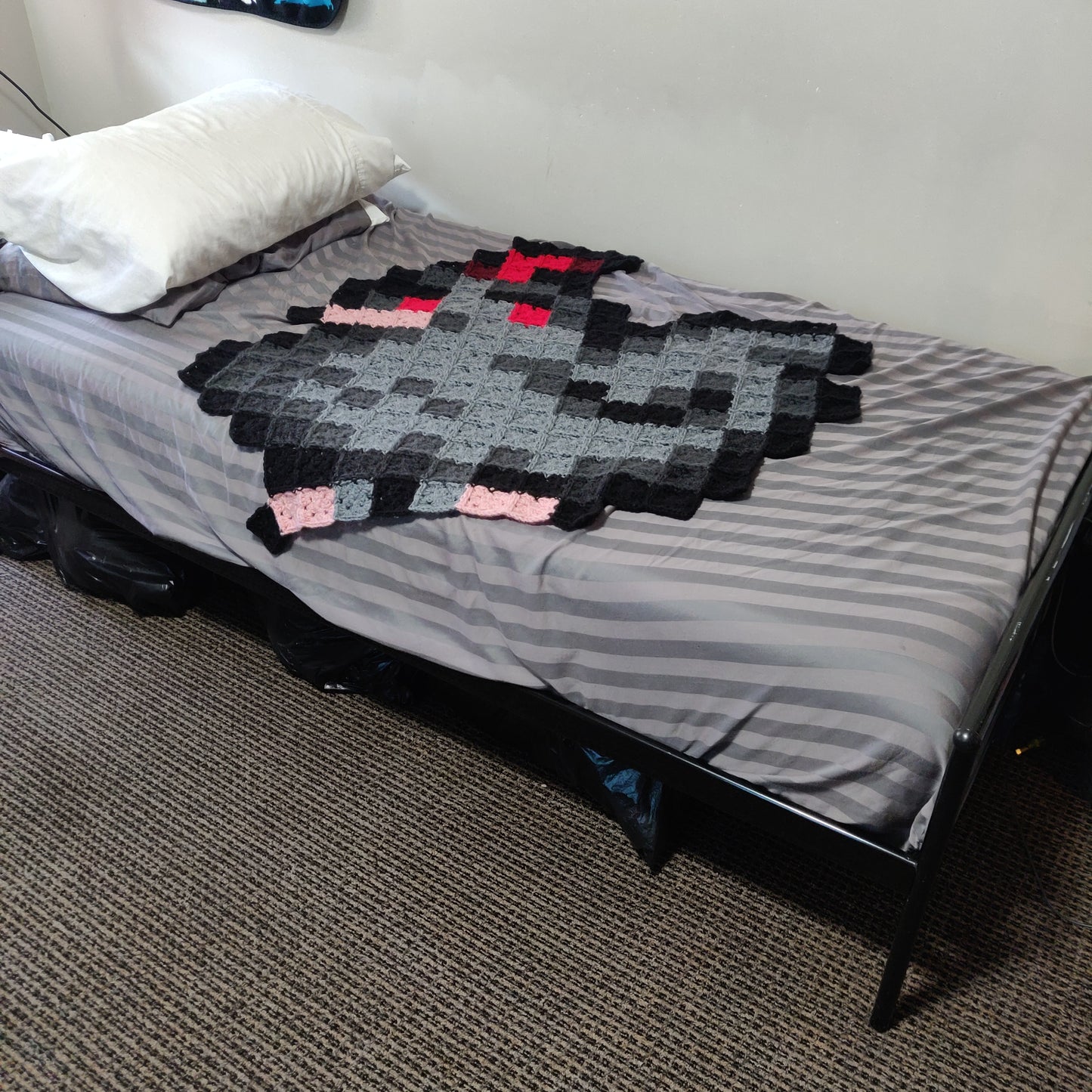 Stardew Valley Void Chicken Blanket (handmade) (style 2) (ready made)