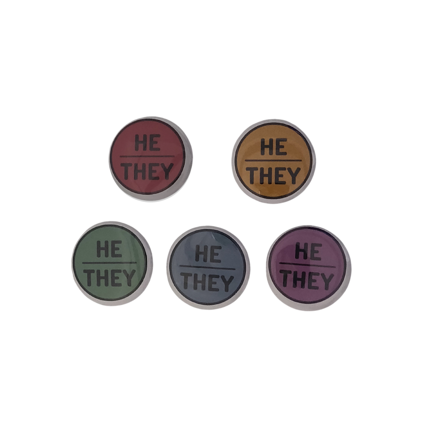 1.5" He They Mixed Pronoun Button
