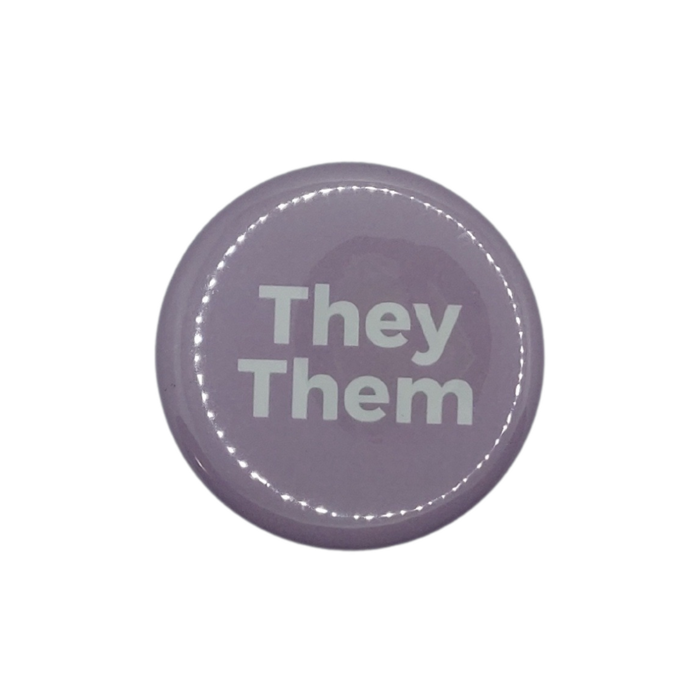 2" Pronoun button - They She He