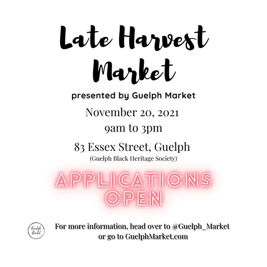 Late Harvest Market - Applications Open