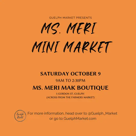 Ms. Meri Mini Market - October 9