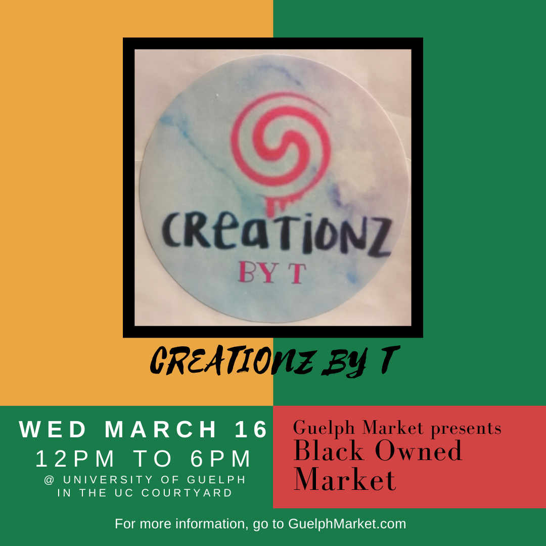 Black Owned Market Vendor - Creationz by T