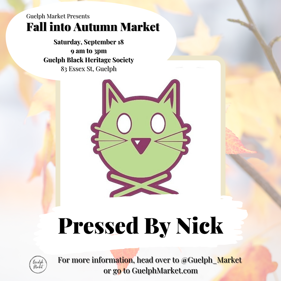 Fall into Autumn Market Vendor Spotlight - Pressed By Nick