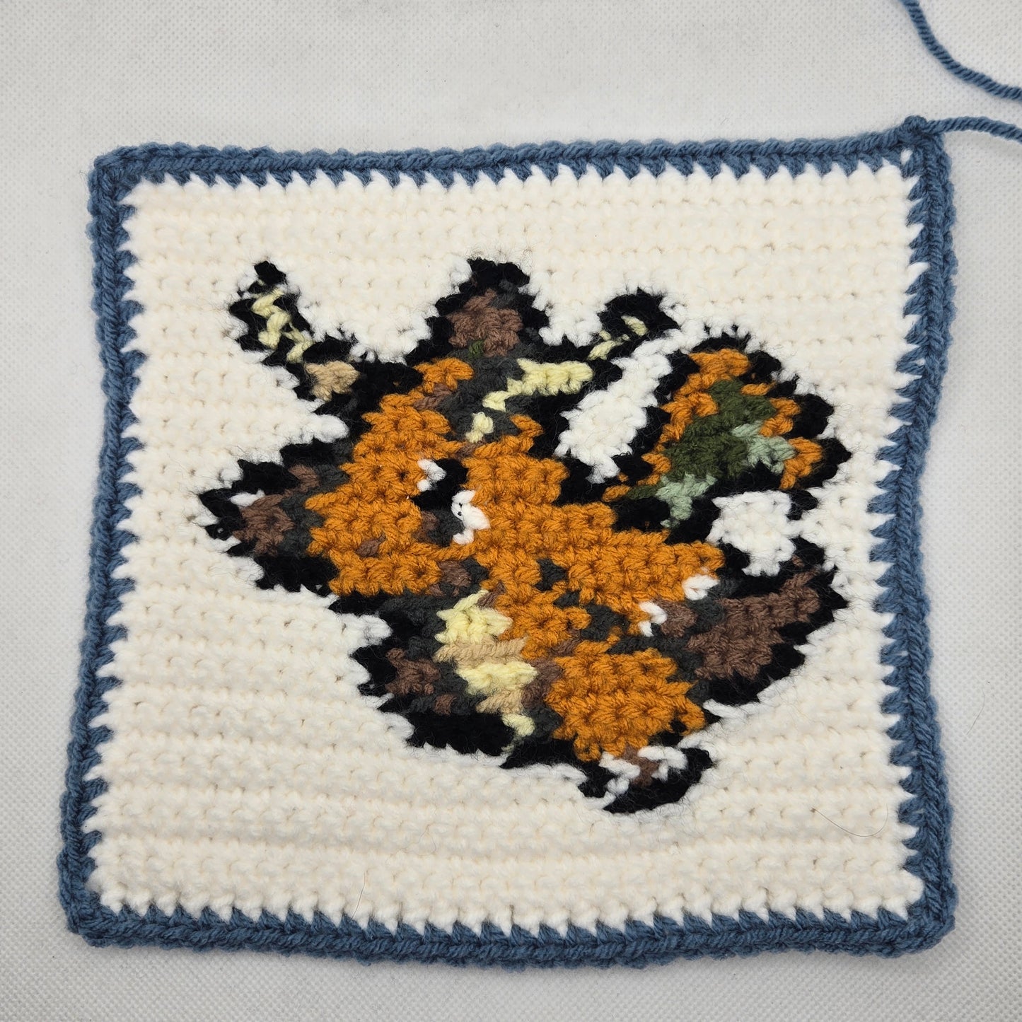 Pokemon Block Series: 0149 Dragonite Integrated Tapestry Crochet Pattern [Digital Pattern]