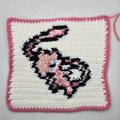 Pokemon Block Series: 0151 Mew Integrated Tapestry Crochet Pattern [Digital Pattern]