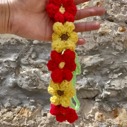 Crochet Floral Headband #15