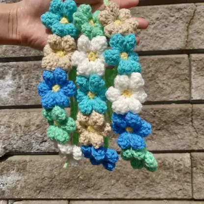 Crochet Floral Headband #17
