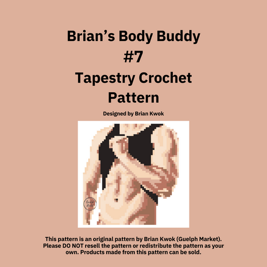 Brian's Body Buddy #7 Tapestry Crochet Pattern [Digital Pattern]