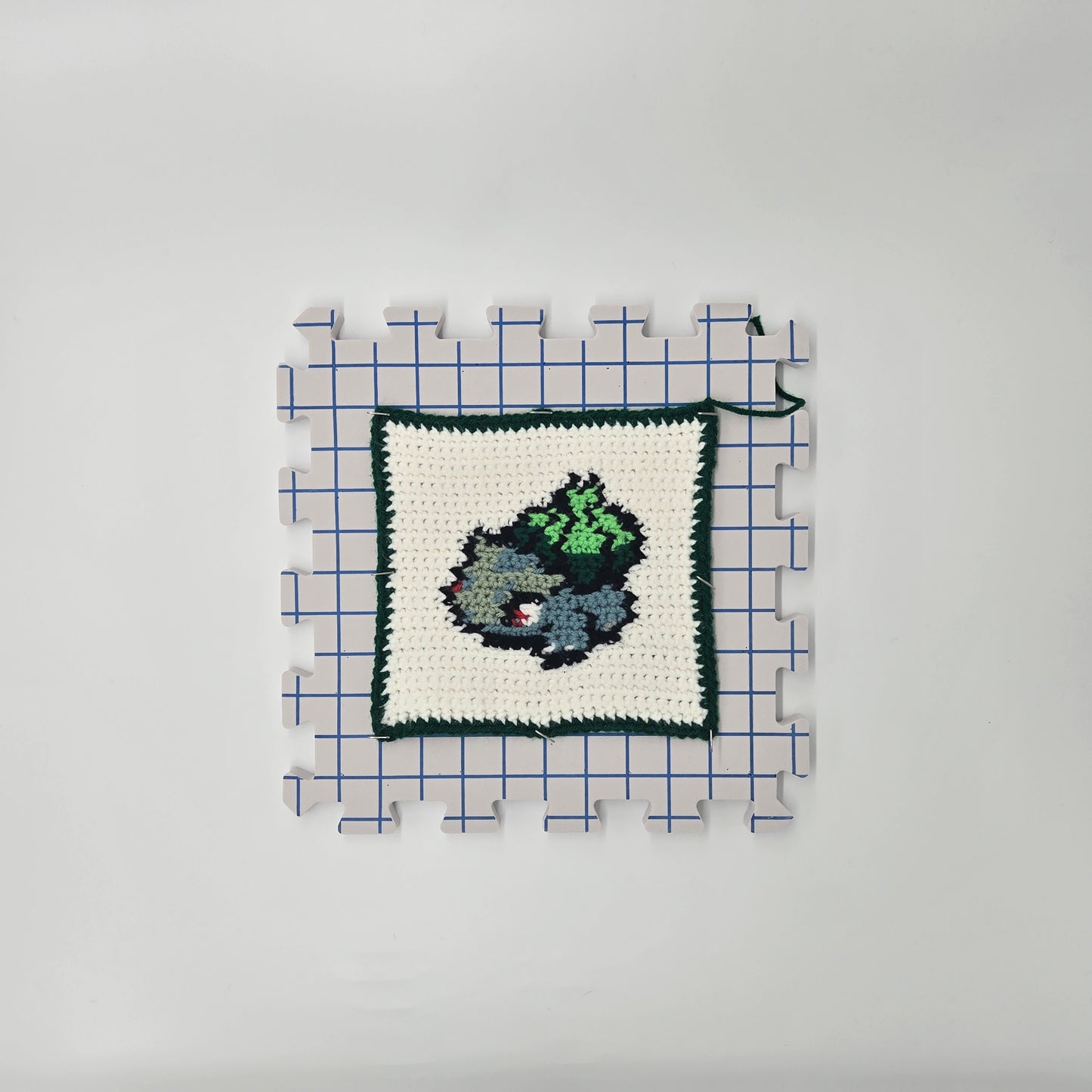 0001 Bulbasaur Tapestry Crochet Pattern [Digital Pattern]