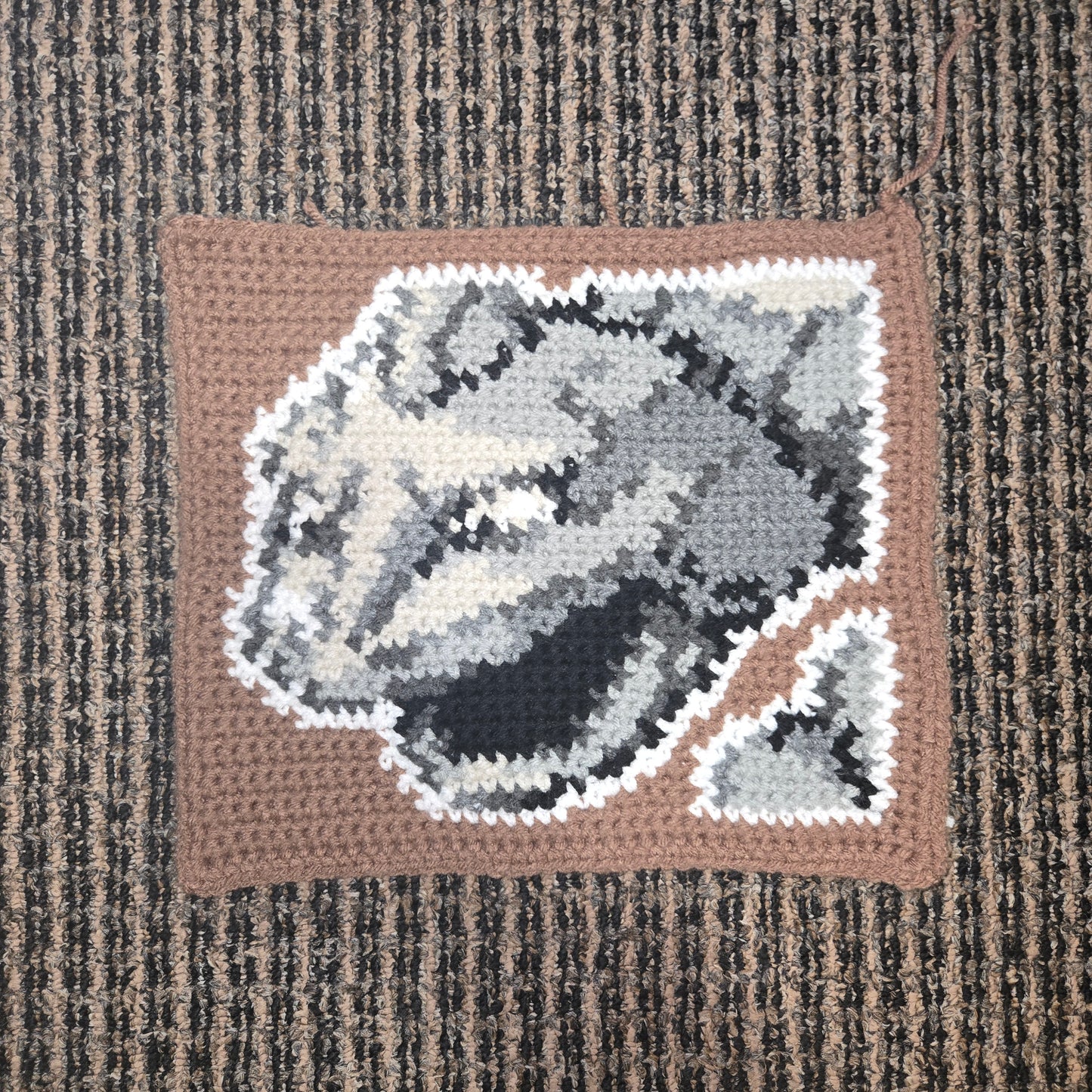 0095 Onix Pokemon Portrait Tapestry Crochet Pattern [Digital Pattern]