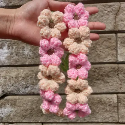 Crochet Floral Headband #22