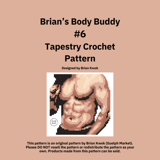 Brian's Body Buddy #6 Tapestry Crochet Pattern [Digital Pattern]