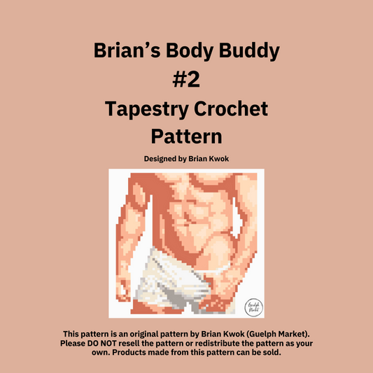 Brian's Body Buddy #2 Tapestry Crochet Pattern [Digital Pattern]