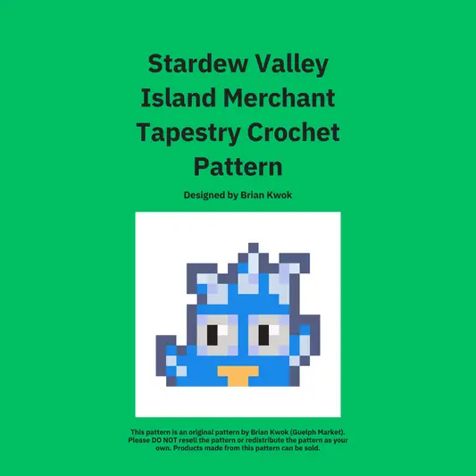Stardew Valley Island Trader Tapestry Crochet Pattern [Digital Pattern]
