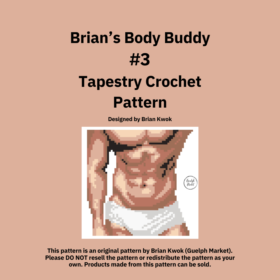 Brian's Body Buddy #3 Tapestry Crochet Pattern [Digital Pattern]