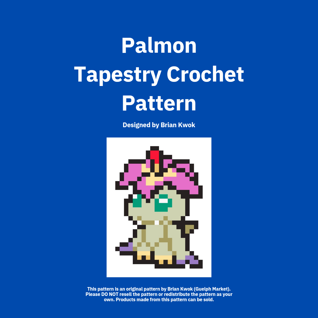 Palmon Tapestry Crochet Pattern [Digital Pattern]