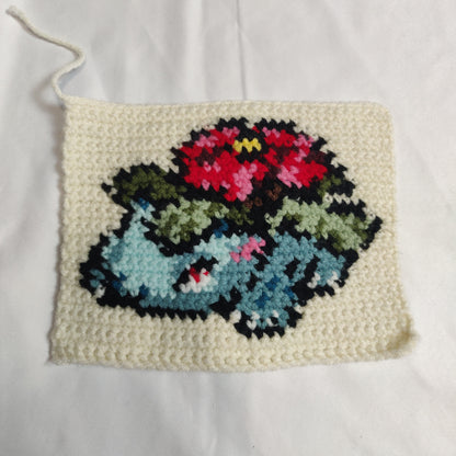 Bulbasaur, Ivysaur and Venusaur (3 in 1) Tapestry Crochet Pattern [Digital Pattern]
