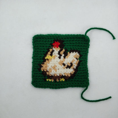 Stardew Valley White Chicken Version 2 Tapestry Crochet Pattern [Digital Pattern]