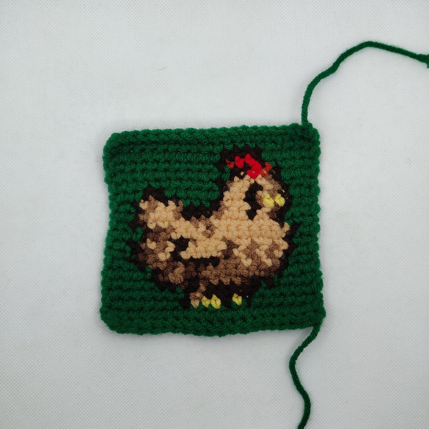 Stardew Valley Brown Chicken Version 1 Tapestry Crochet Pattern [Digital Pattern]