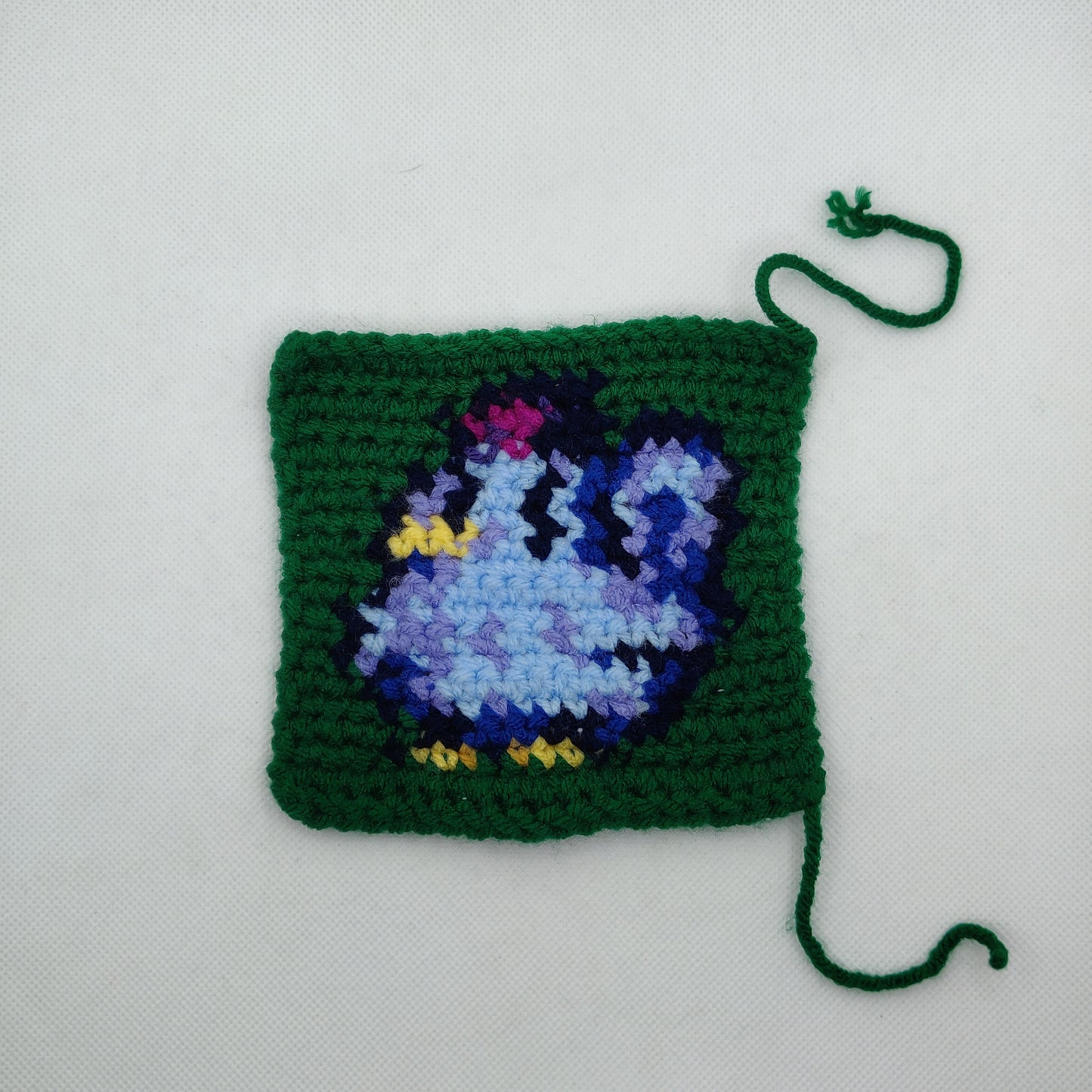 Stardew Valley Blue Chicken Version 2 Tapestry Crochet Pattern [Digital Pattern]