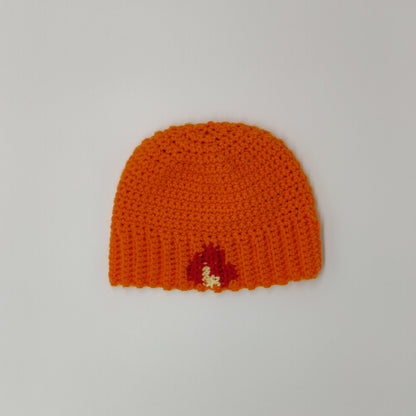 Charmander Crochet Beanie Hat [Handmade]