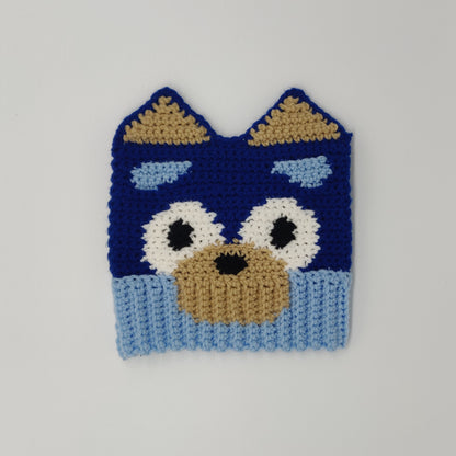 Bandit (from Bluey) Crochet Beanie Hat [Handmade]