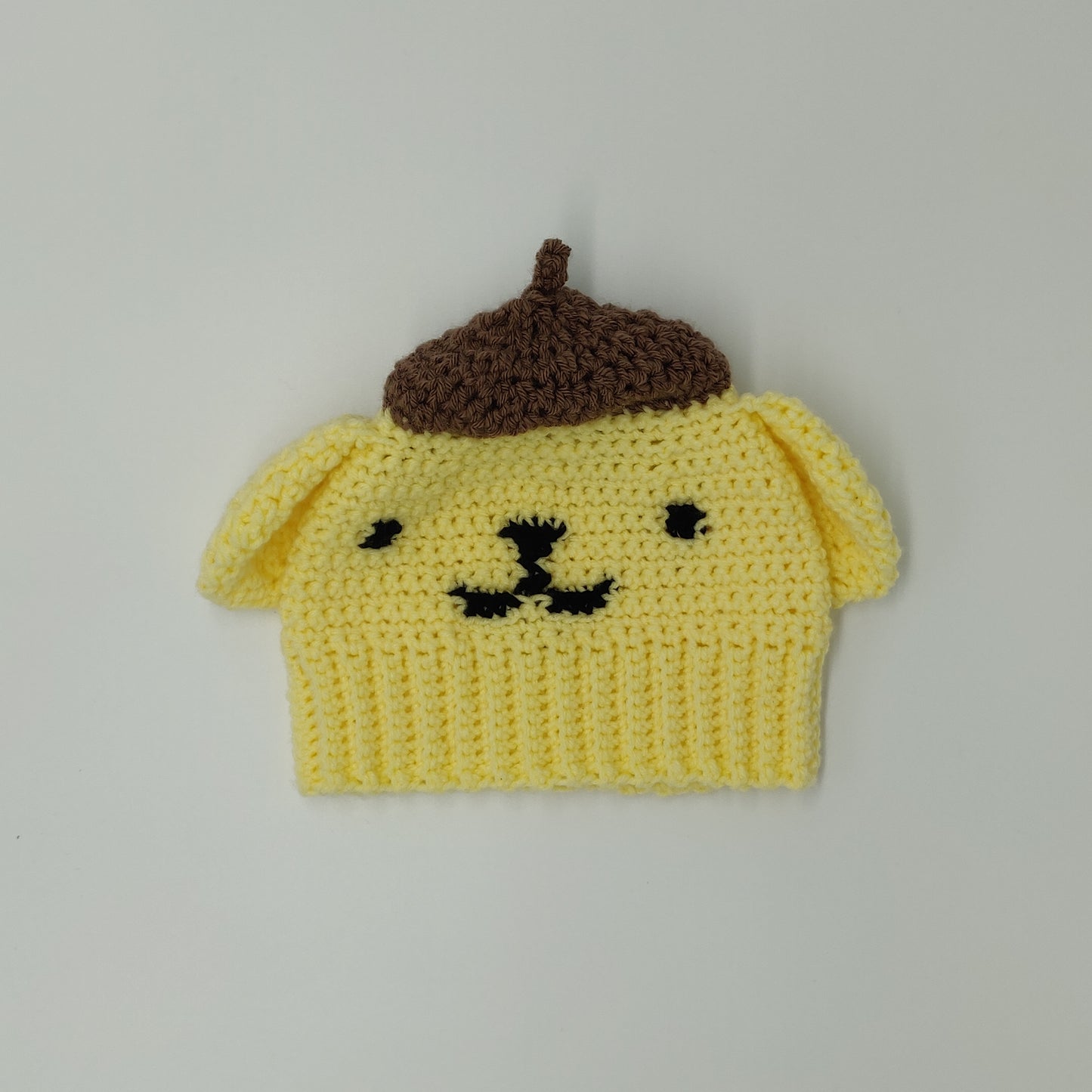 Pompompurin Crochet Beanie Hat [Handmade]