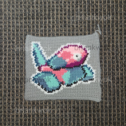 0137 Porygon Pokemon Portrait Tapestry Crochet Pattern [Digital Pattern]