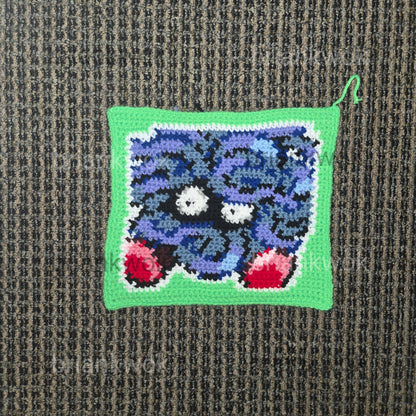 0114 Tangela Pokemon Portrait Tapestry Crochet Pattern [Digital Pattern]