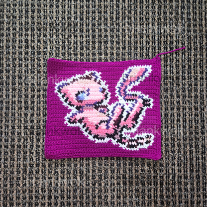 0151 Mew Pokemon Portrait Tapestry Crochet Pattern [Digital Pattern]