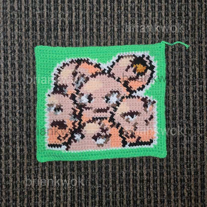 0102-0103 Exeggcute & Exeggcutor Pokemon Portrait Tapestry Crochet Pattern [Digital Pattern]