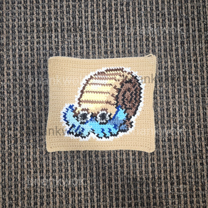 0138-0139 Omanyte & Omastar Pokemon Portrait Tapestry Crochet Pattern [Digital Pattern]