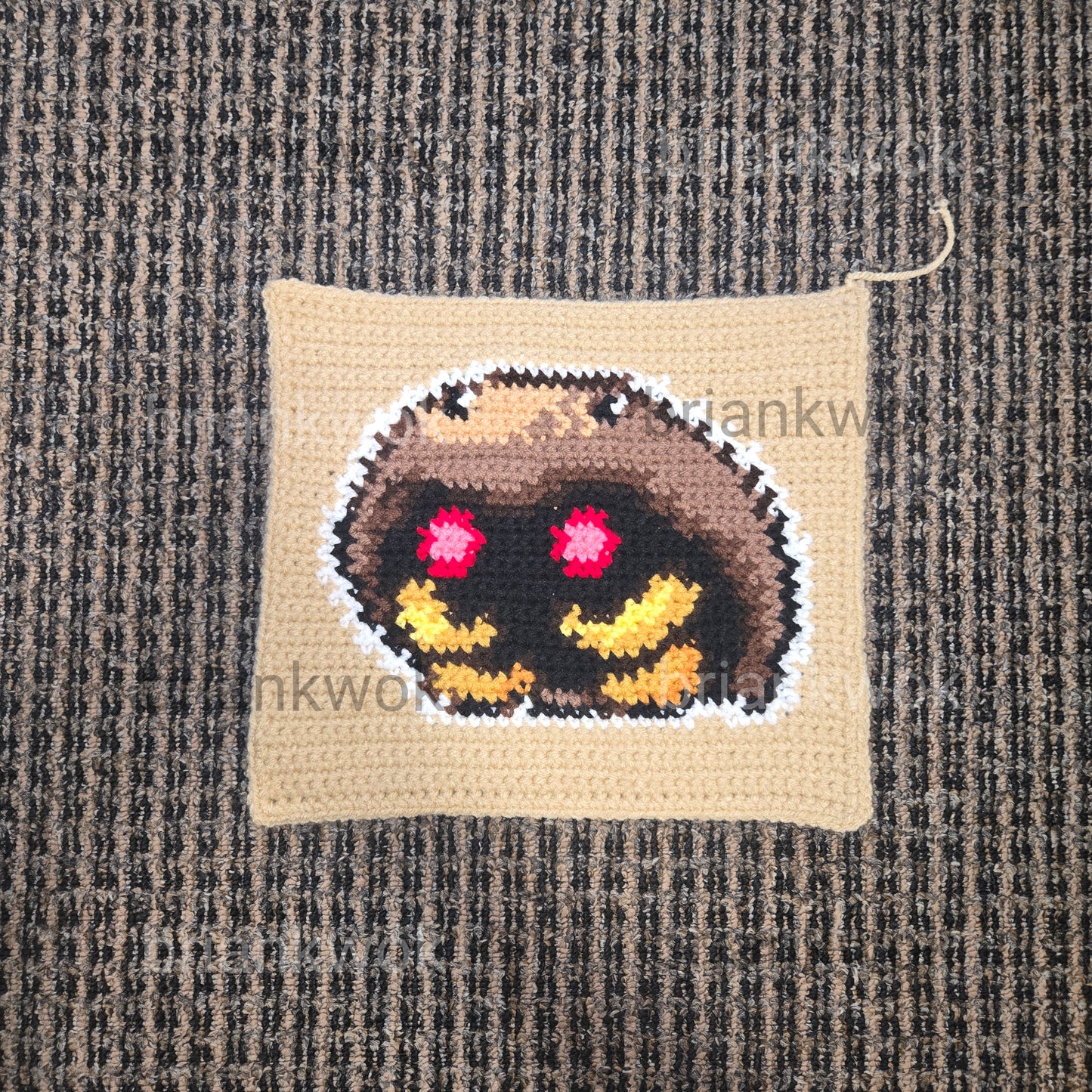 0140-0141 Kabuto & Kabutops Pokemon Portrait Tapestry Crochet Pattern [Digital Pattern]