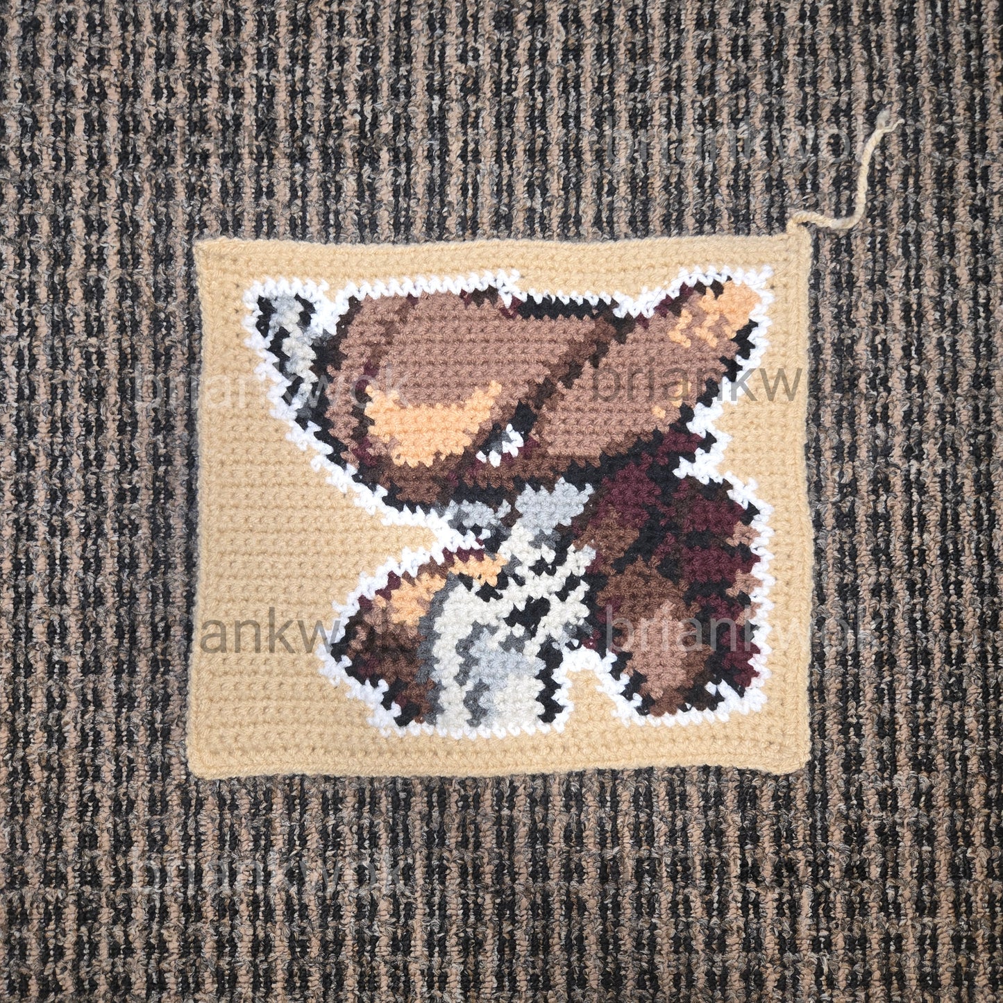 0140-0141 Kabuto & Kabutops Pokemon Portrait Tapestry Crochet Pattern [Digital Pattern]